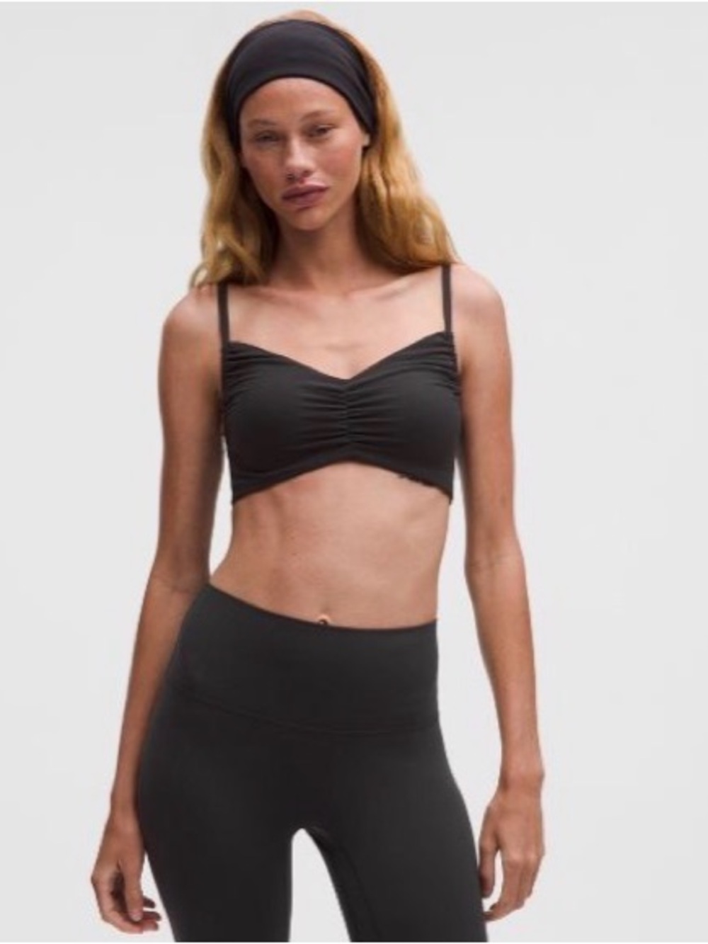 Lululemom Nulu Ruched Spaghetti Strap Bra (A-C Cups)